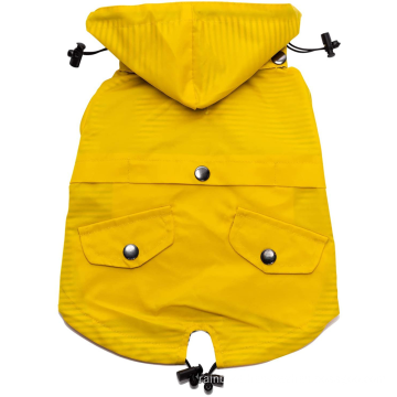 Reflective Buttons Pockets Removable pet Raincoat